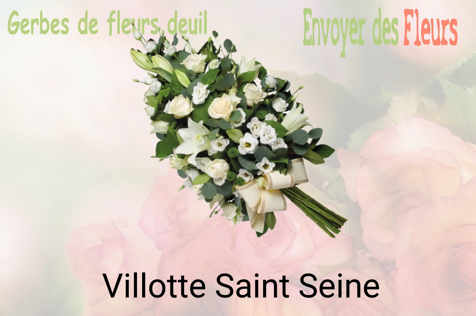Gerbe de fleurs de deuil livrée à Villotte-Saint-Seine